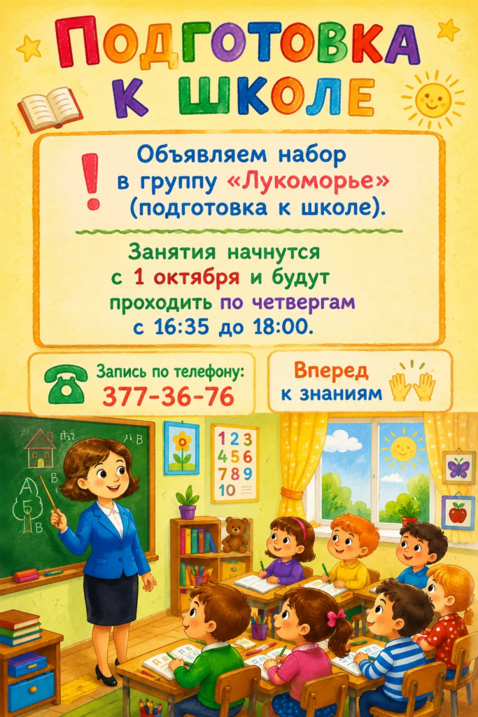 Подготовка к школе